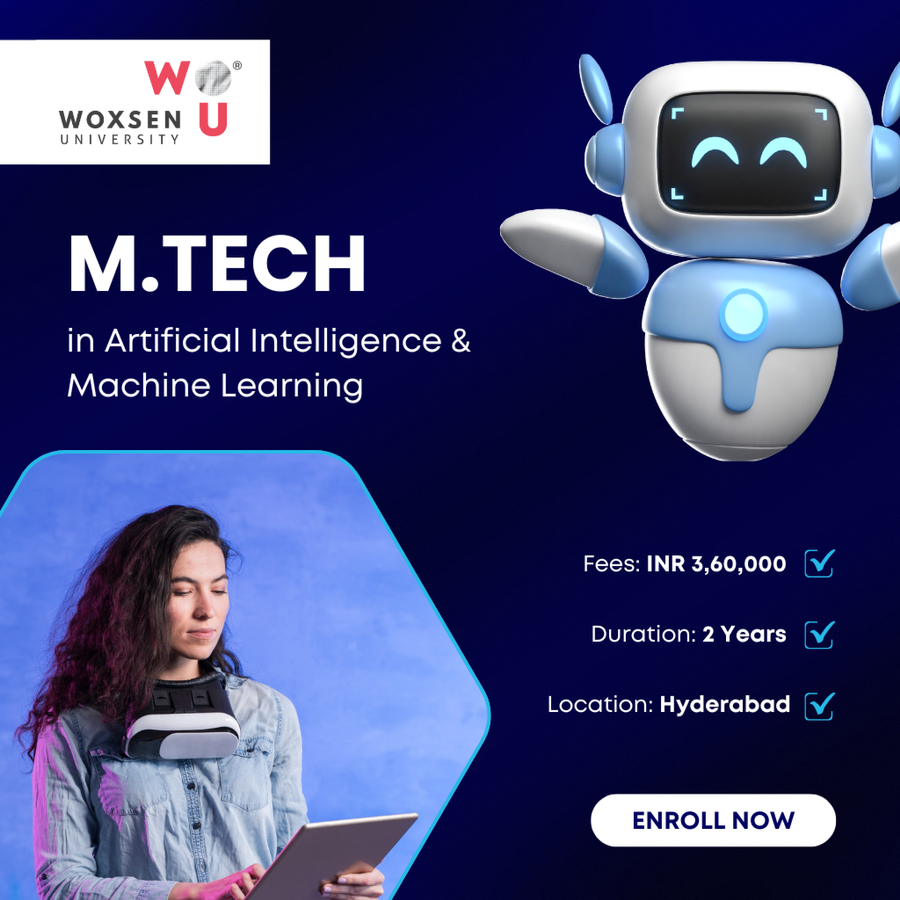M.Tech at Woxsen University, Hyderabad