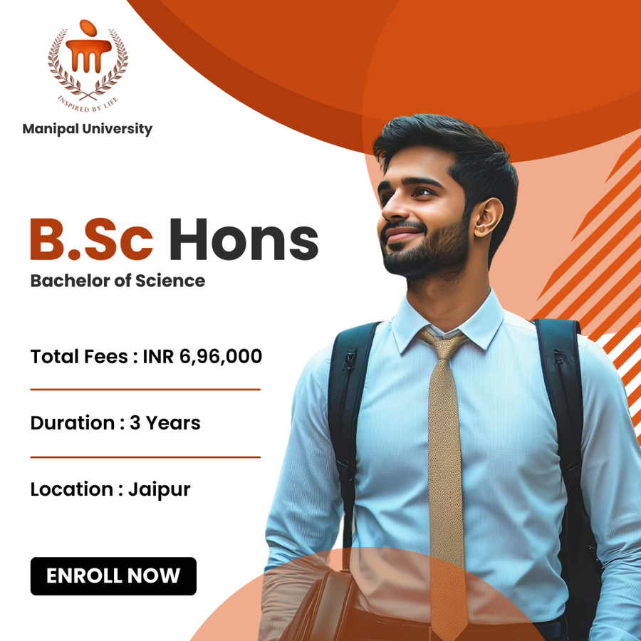 Bachelor of Science (B.Sc) Hons at Manipal University, Jaipur