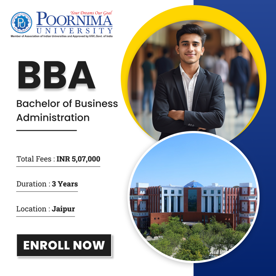 Bachelor of Business Administration (BBA) at Poornima University, Jaipur