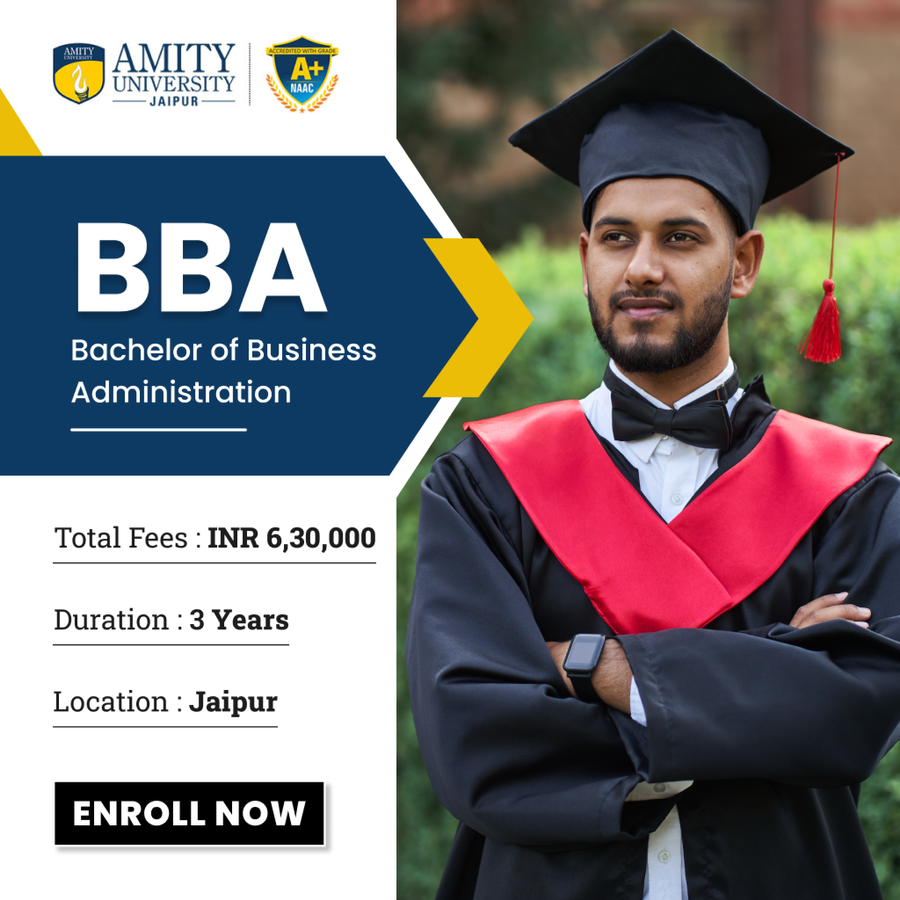 Bachelor of Business Administration (BBA) at Amity University, Jaipur