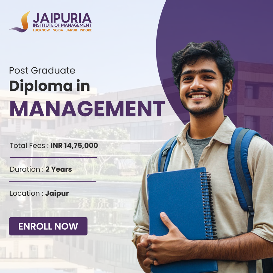 Post Graduate Diploma in Management (PGDM) at Jaipuria Institute of Management, Jaipur