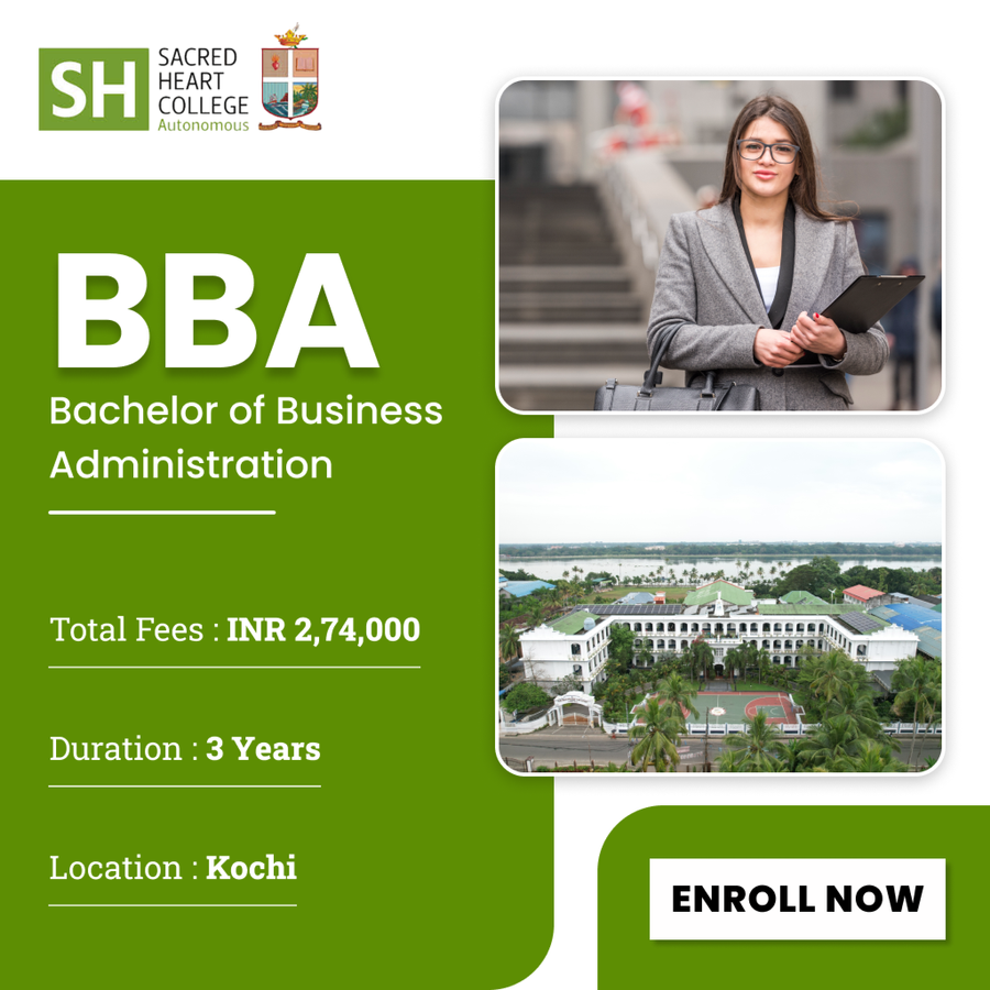Bachelor of Business Administration (BBA) at Sacred Heart College, Ernakulam / Kochi / Cochin