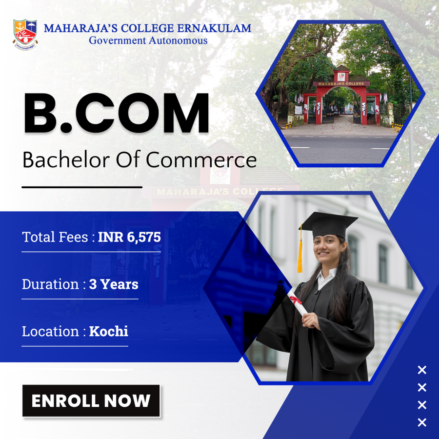 Bachelor of Commerce (B.Com) at Maharaja's College, Ernakulam / Kochi / Cochin