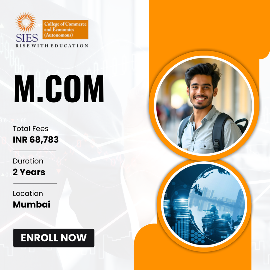 M.Com at SIES College of Commerce and Economics, Mumbai (All Areas)