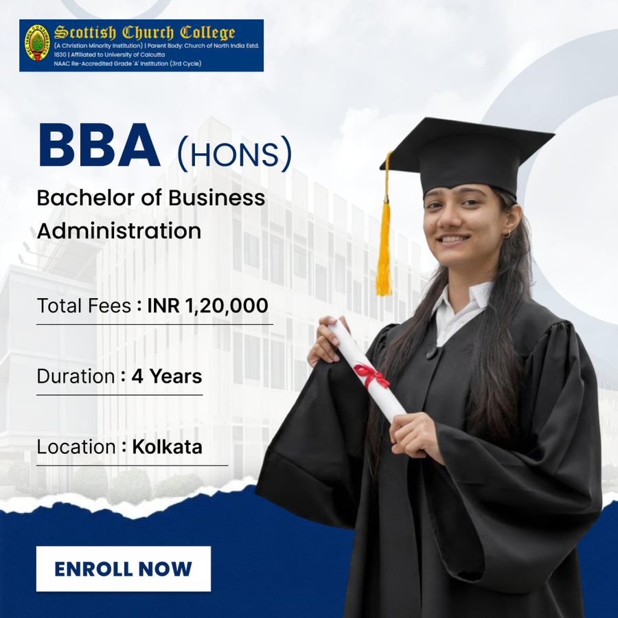 Bachelor of Business Administration (Hons) at Scottish Church College, Kolkata