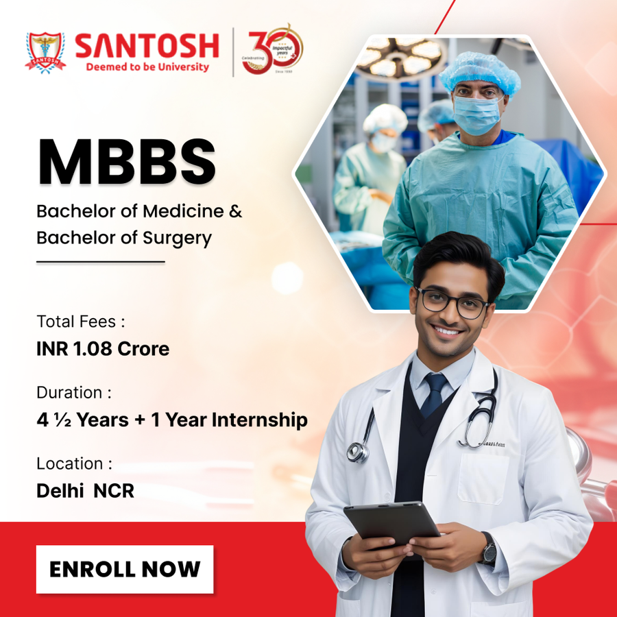 MBBS at Santosh Medical College and Hospital, Delhi/NCR