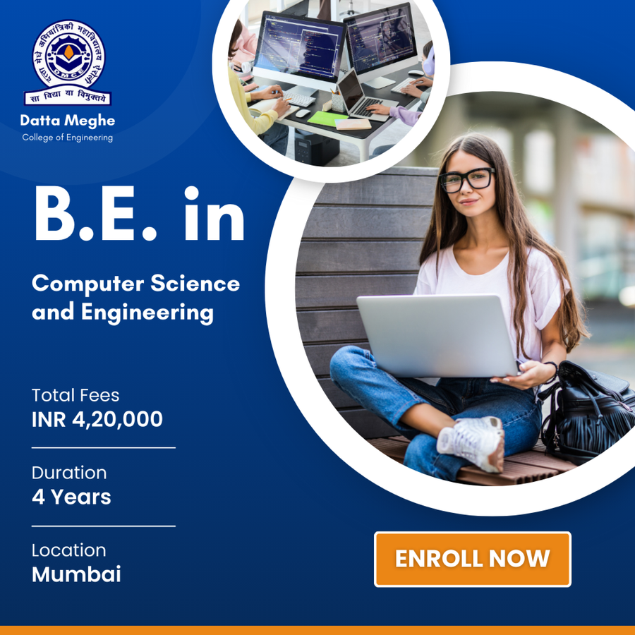 B.Tech. in Computer Science and Engineering at Datta Meghe College of Engineering, Mumbai (All Areas)
