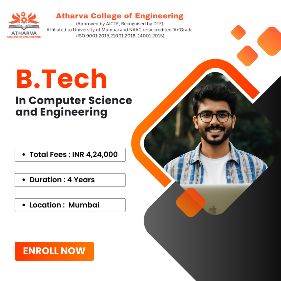 B.Tech. in Computer Science and Engineering at Atharva College of Engineering, Mumbai (All Areas)