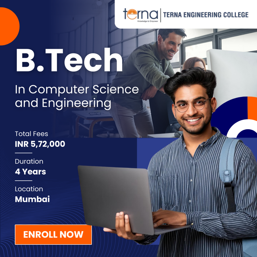 B.Tech. in Computer Science and Engineering at Terna Engineering College, Mumbai (All Areas)