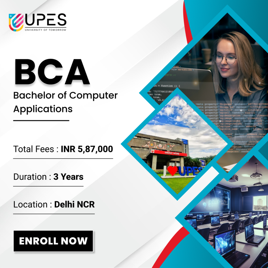 BCA at UPES, Delhi/NCR