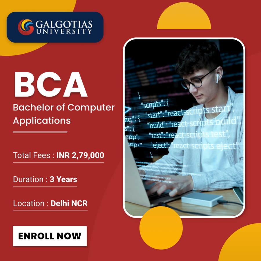 BCA at Galgotias University, Delhi/NCR