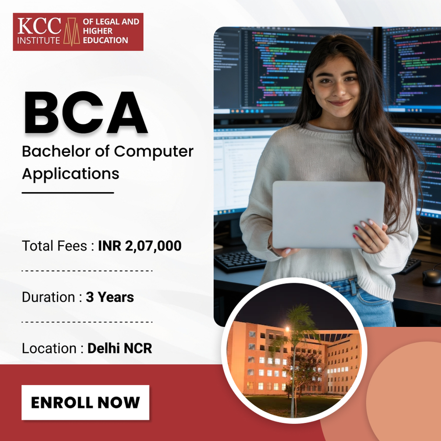 BCA at KCC Institute of Legal and Higher Education, Delhi/NCR