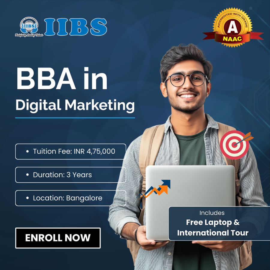 BBA in Digital Marketing at International Institute of Business Studies (IIBS), Bengaluru/Bangalore