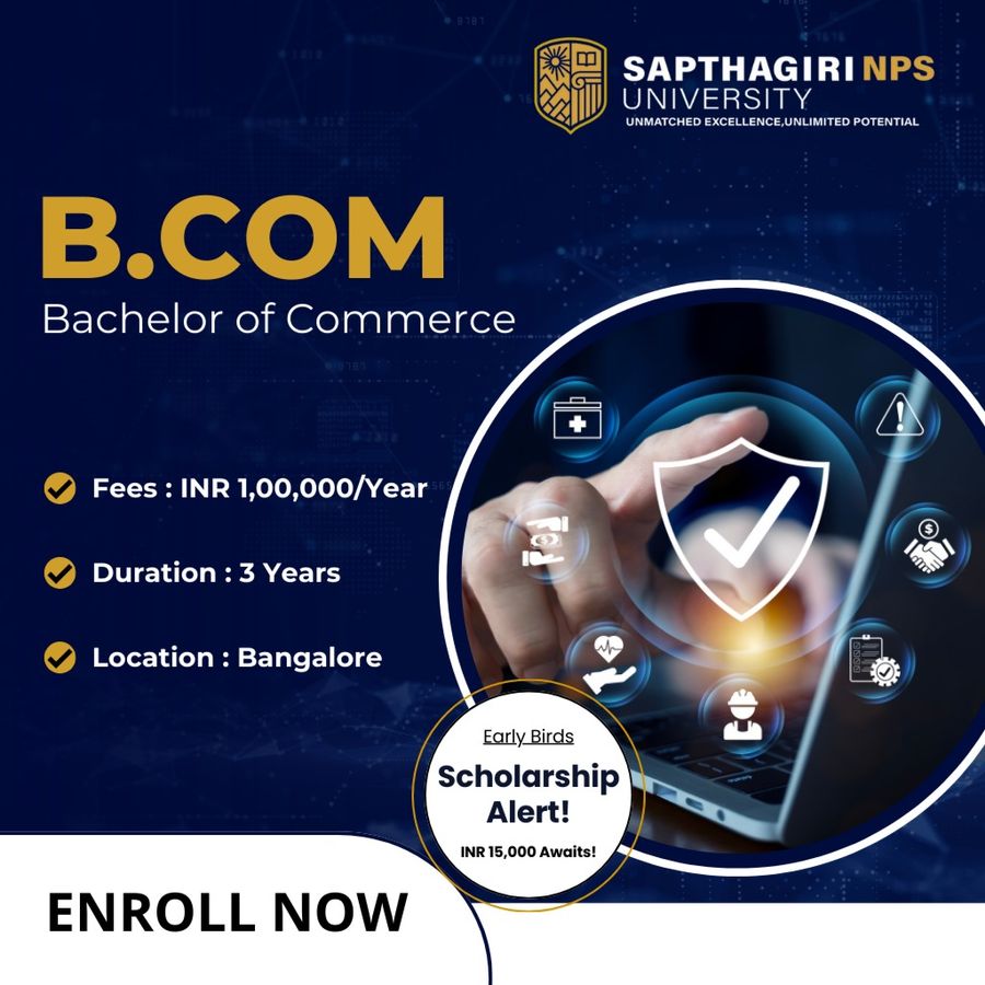 Bachelor of Commerce (B.Com) at Sapthagiri NPS University, Bengaluru/Bangalore