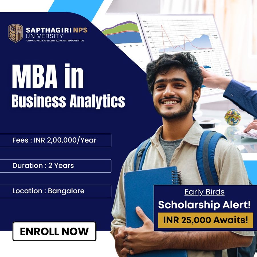 MBA in Business Analytics at Sapthagiri NPS University, Bengaluru/Bangalore