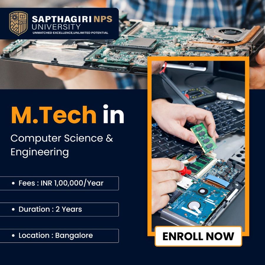 M.Tech in Computer Science & Engineering at Sapthagiri NPS University, Bengaluru/Bangalore