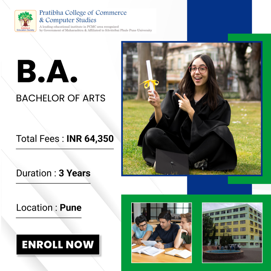 Bachelor of Arts (B.A) at Pratibha College of Commerce and Computer Studies, Pune
