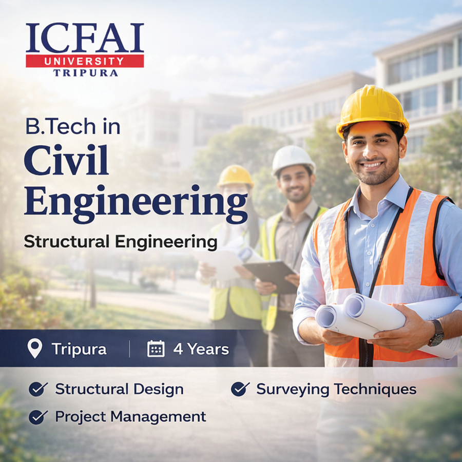 B.Tech in Civil Engineering at ICFAI University, Tripura - Other