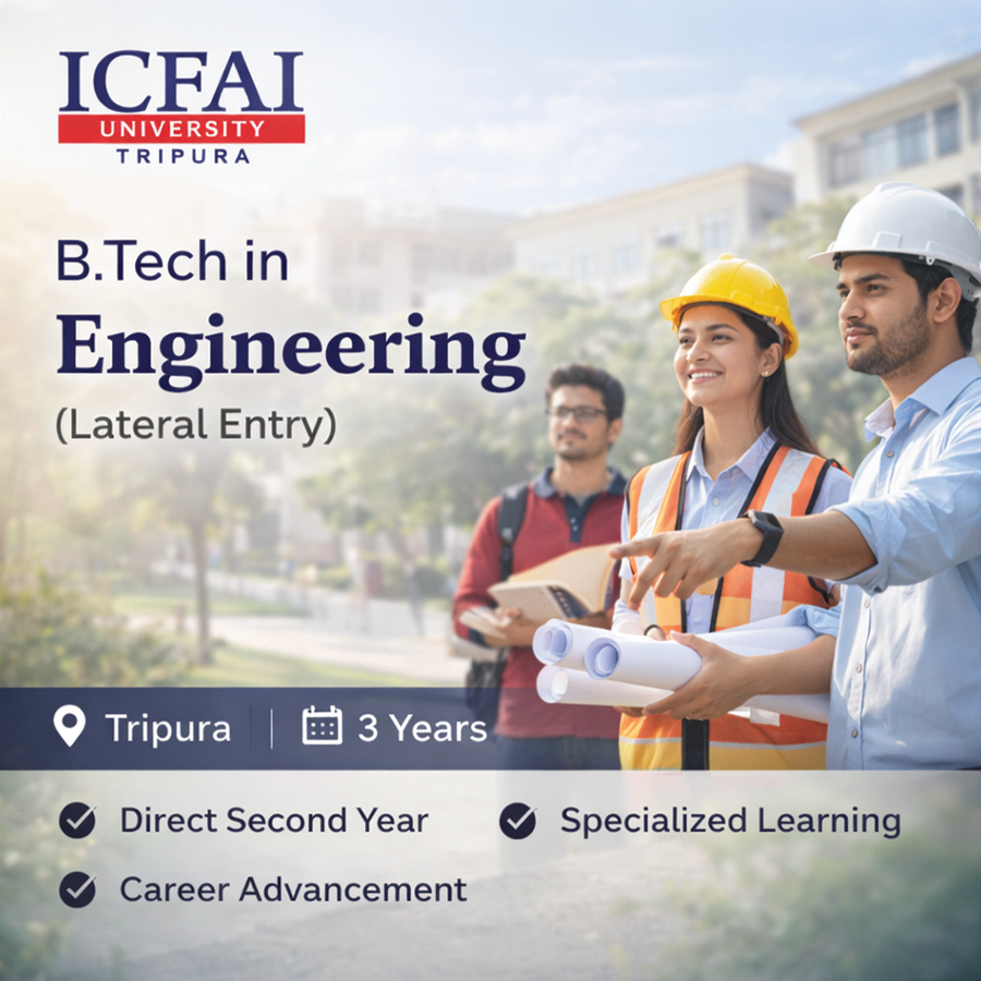 B.Tech (Lateral Entry) at ICFAI University, Tripura - Other