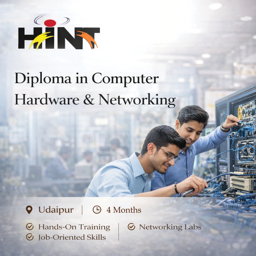Diploma in Computer Hardware Networking at Hardware Institute of Network Technology, Udaipur