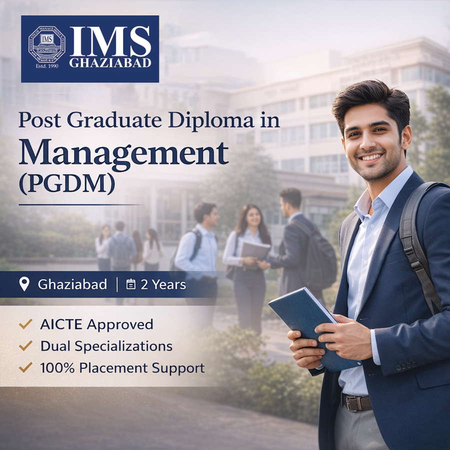 Post Graduate Diploma in Management (PGDM) at Institute of Management Studies, Ghaziabad