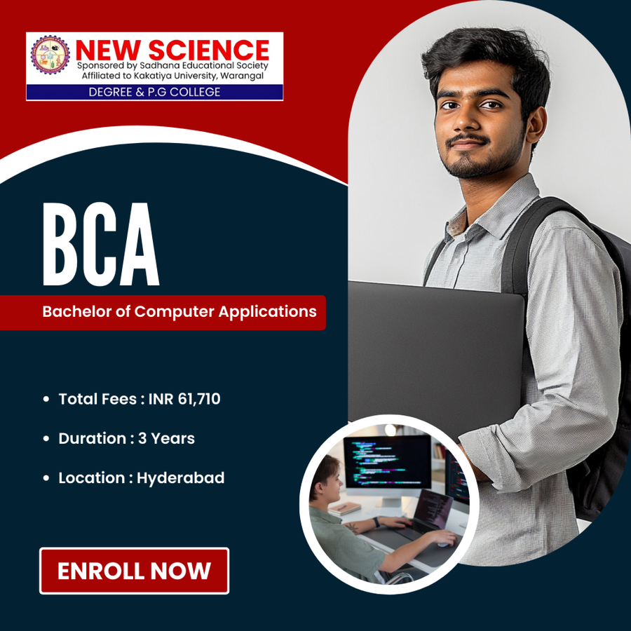 BCA at New Science Degree & PG College, Hyderabad