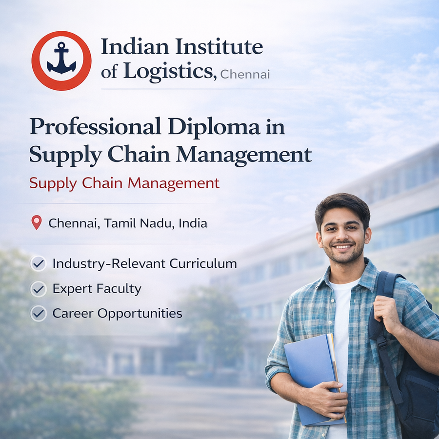 Professional Diploma in Supply Chain Management at Indian Institute of Logistics, Chennai