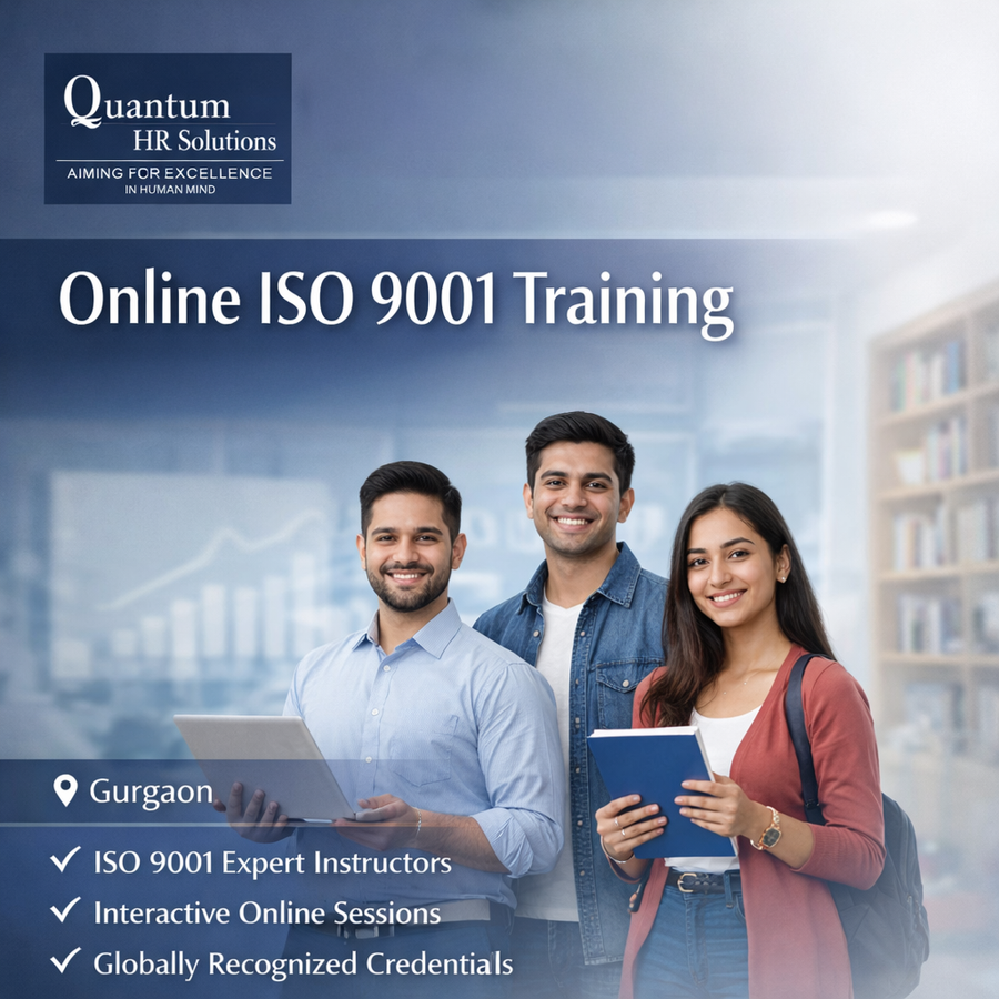 Online ISO 9001 Training at Quantum HR Solutions, Gurgaon