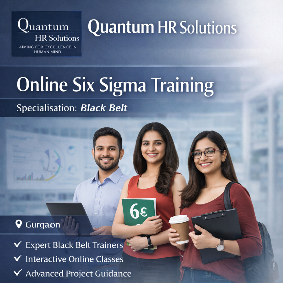 Online Six Sigma Training - Black Belt at Quantum HR Solutions, Gurgaon