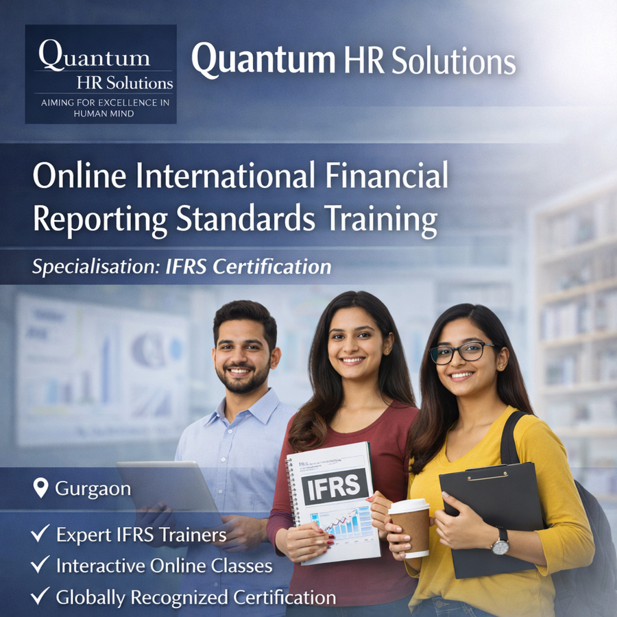 Online International Financial Reporting Standards (IFRS) Training Course at Quantum HR Solutions, Gurgaon