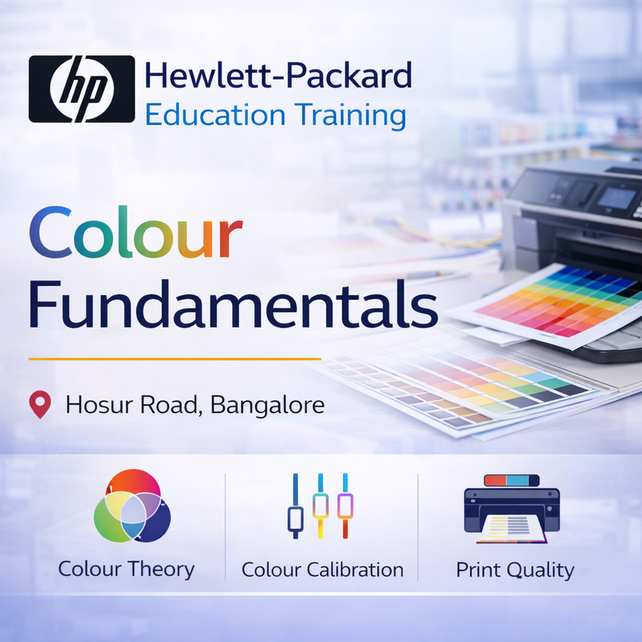 Colour Fundamentals Course at Hewlett Packard Education Training, Bengaluru/Bangalore