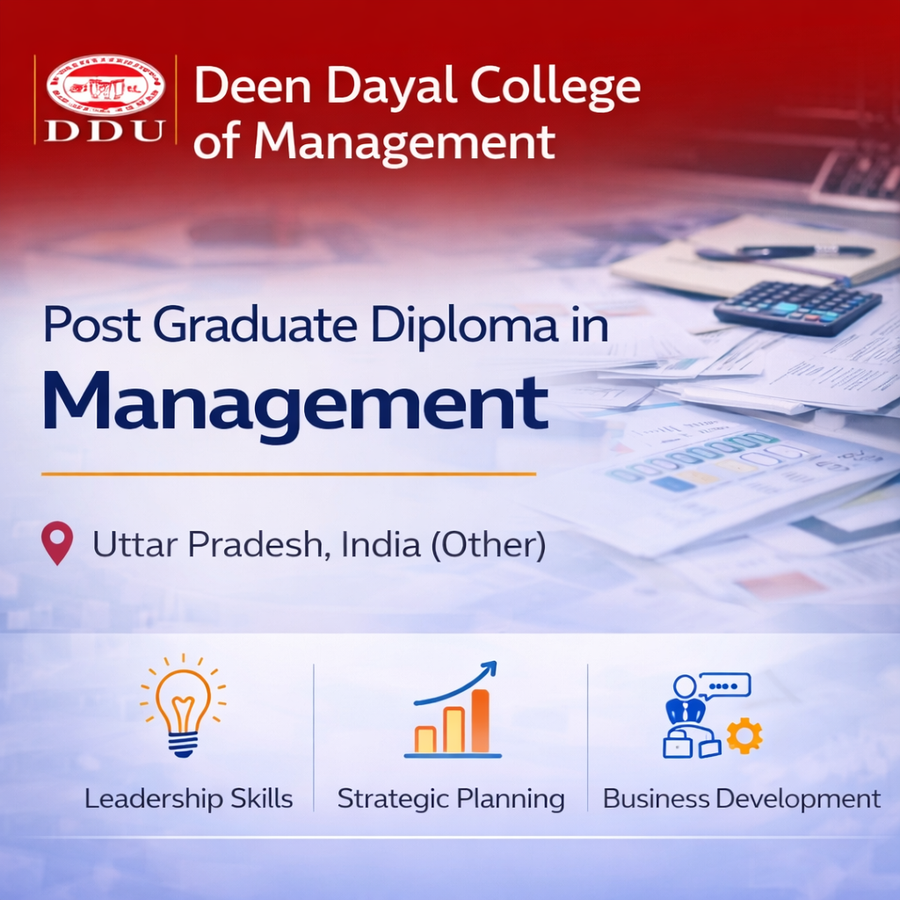 Post Graduate Diploma in Management at Deen Dayal College of Management, Uttar Pradesh - Other