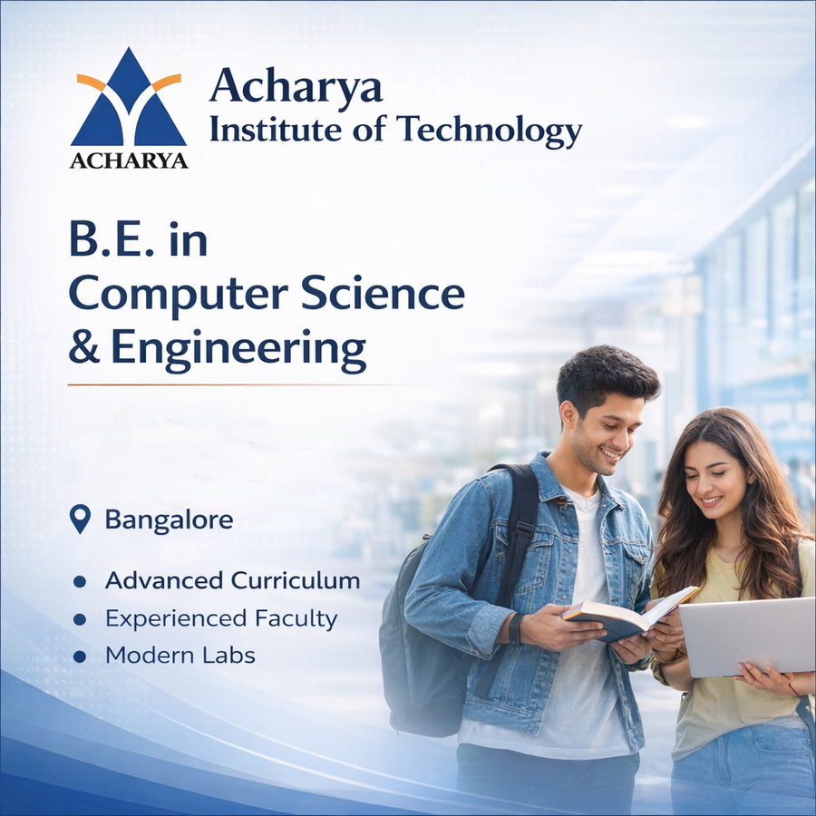 B.E. in Computer Science and Engineering at Acharya Institute of Technology, Bengaluru/Bangalore