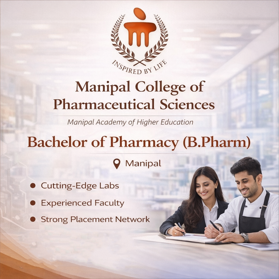 Bachelor of Pharmacy (B.Pharm) at Manipal College of Pharmaceutical Sciences, Karnataka - Other