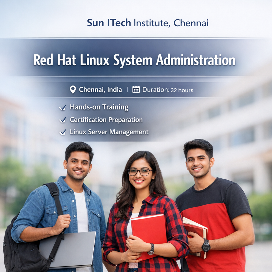 Red Hat Linux System Administration at Sun Itech Institute, Chennai