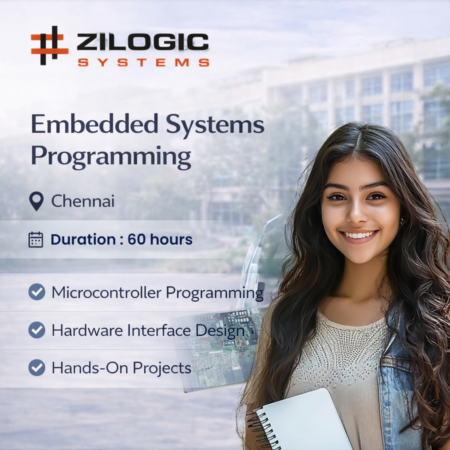 Embedded Systems Programming at Zilogic Systems, Chennai