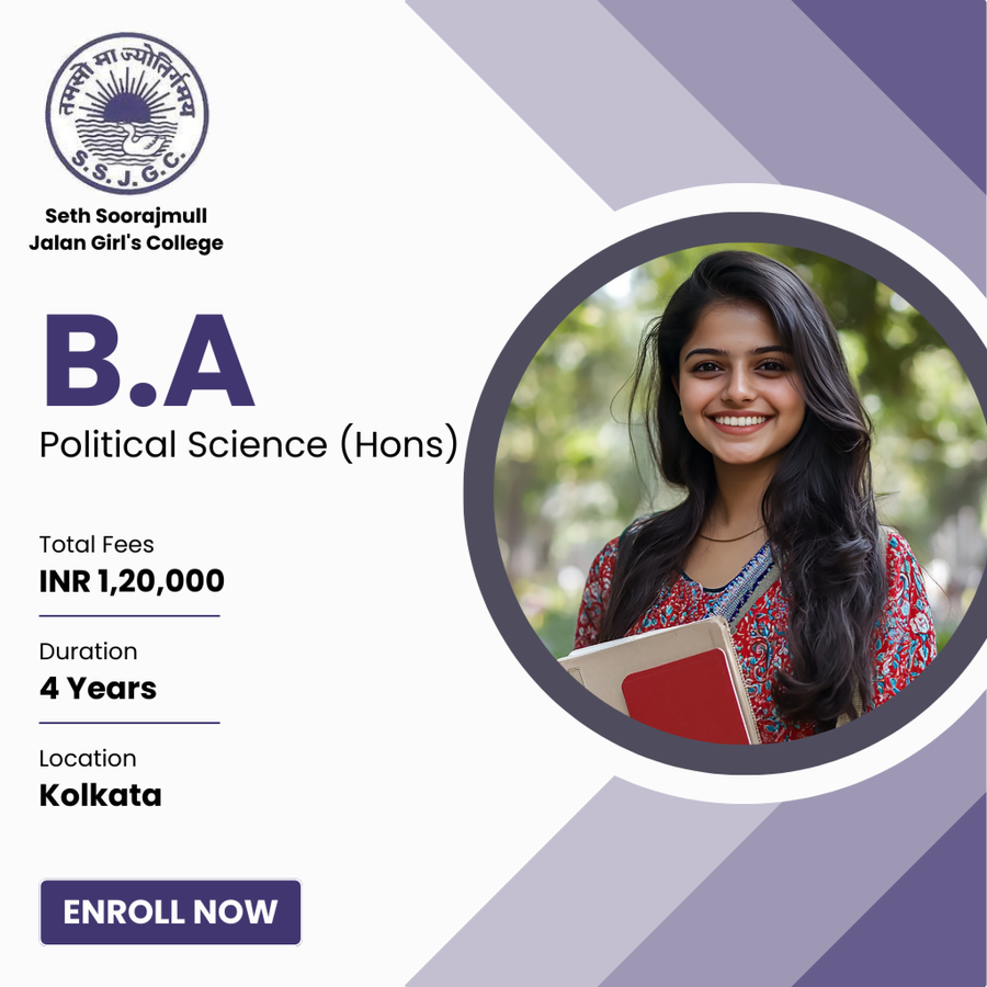 B.A. Political Science (Hons) at Seth Soorajmull Jalan Girl's College, Kolkata