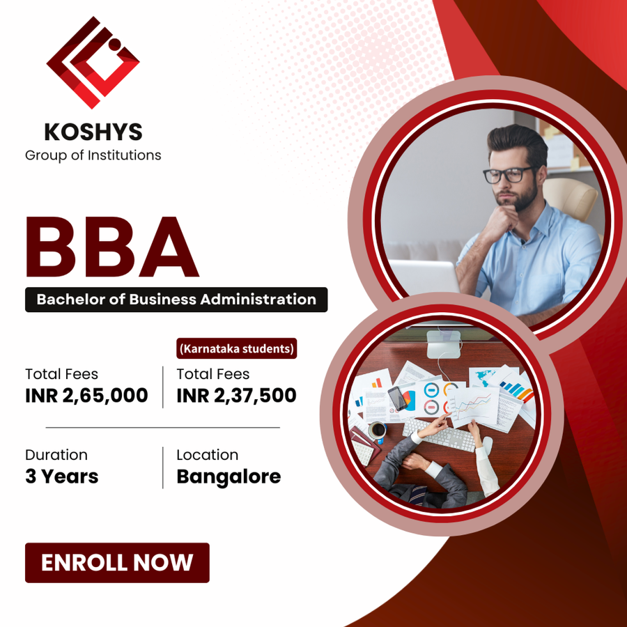 Bachelor of Business Administration (BBA) at Koshys Group of Institutions, Bengaluru/Bangalore