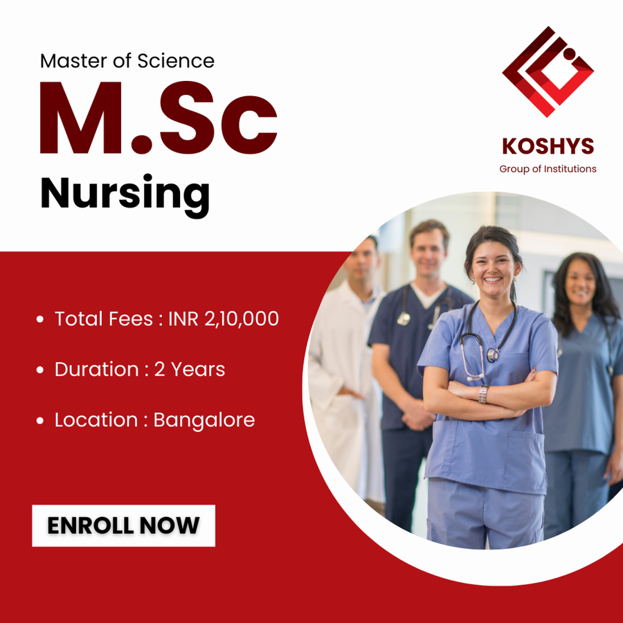 M.Sc Nursing at Koshys Group of Institutions, Bengaluru/Bangalore