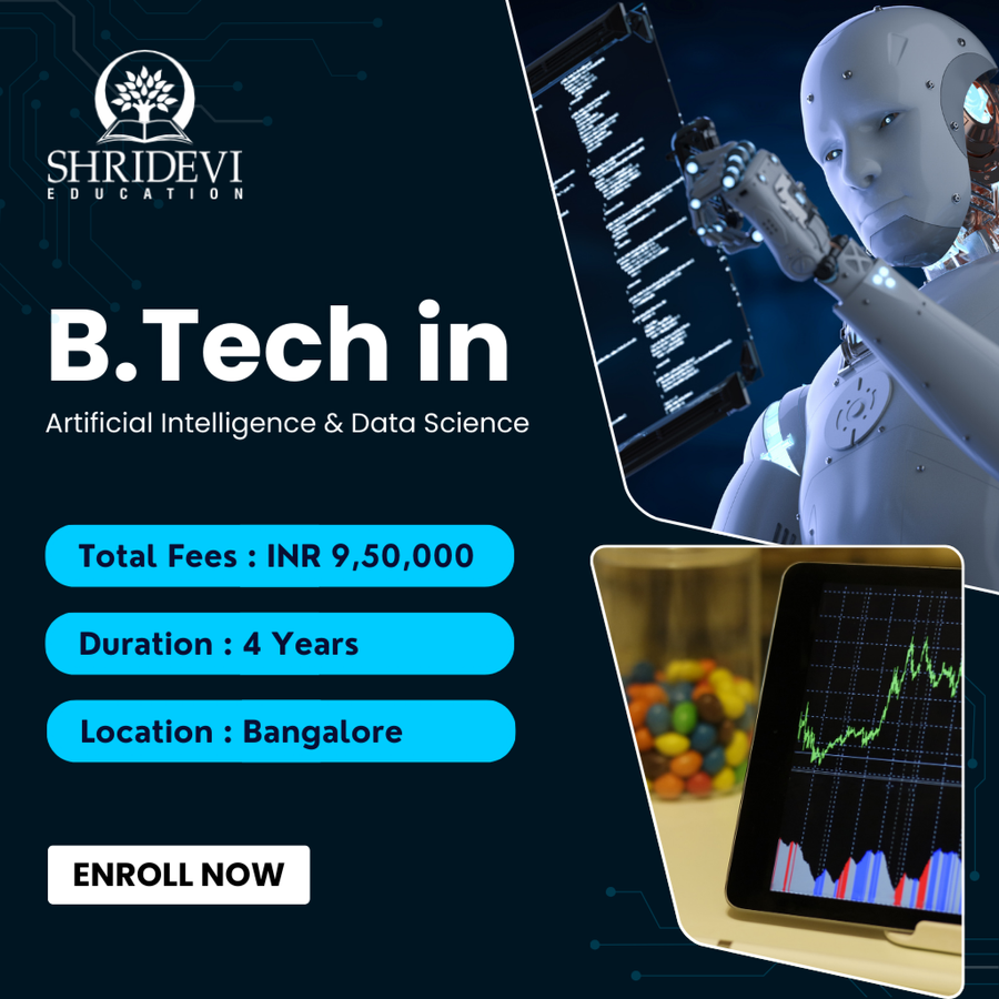 B.Tech in Artificial Intelligence & Data Science at Shridevi Group of Educational Institutions, Bengaluru/Bangalore