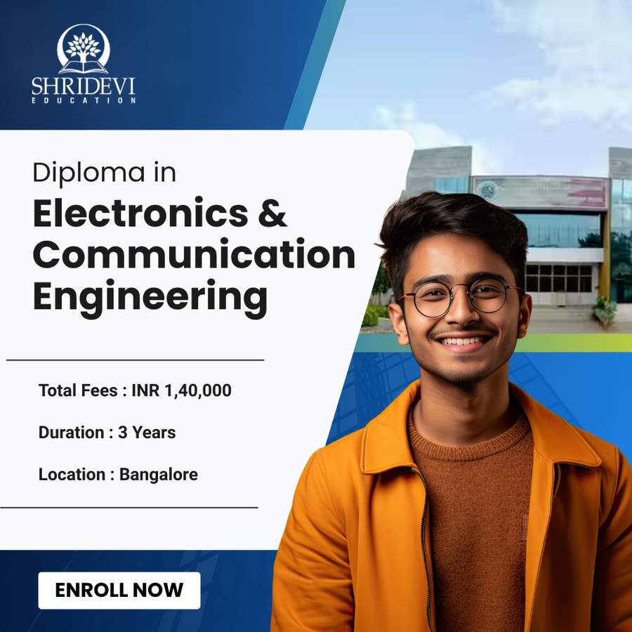 Diploma in Electronics & Communication Engineering at Shridevi Group of Educational Institutions, Bengaluru/Bangalore