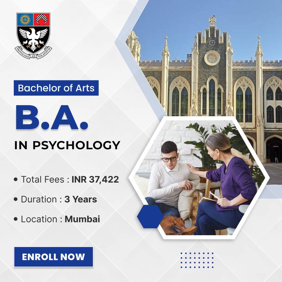 B.A. in Psychology at St. Xavier's College, Mumbai, Mumbai (All Areas)