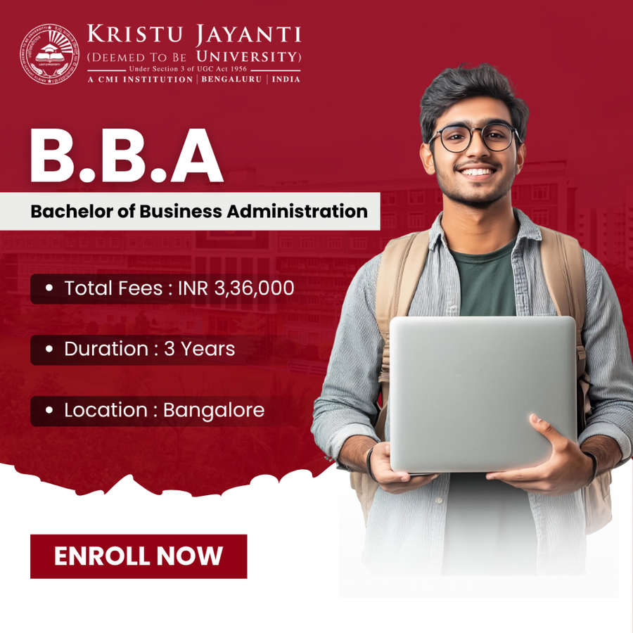 Bachelor of Business Administration (BBA) at Kristu Jayanti College, Bengaluru/Bangalore