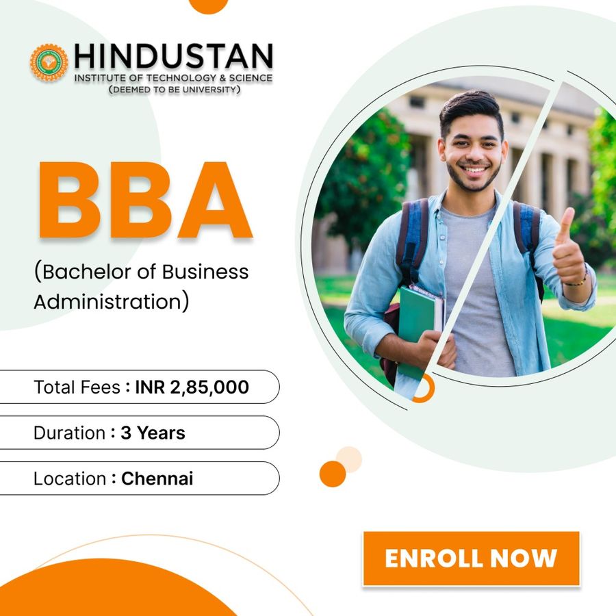 BBA at Hindustan Institute of Technology and Science, Chennai