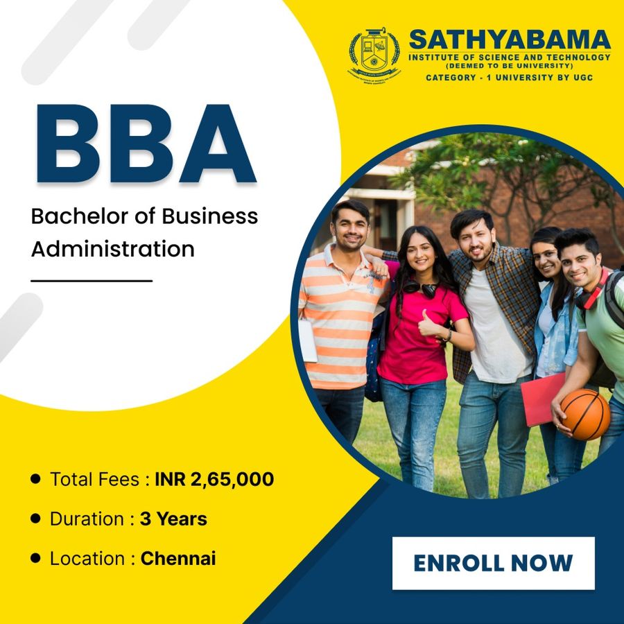 BBA at Sathyabama Institute of Science and Technology, Chennai