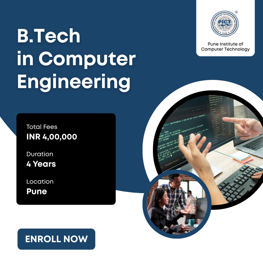 B.Tech. in Computer Engineering at Pune Institute of Computer Technology (PICT), Pune
