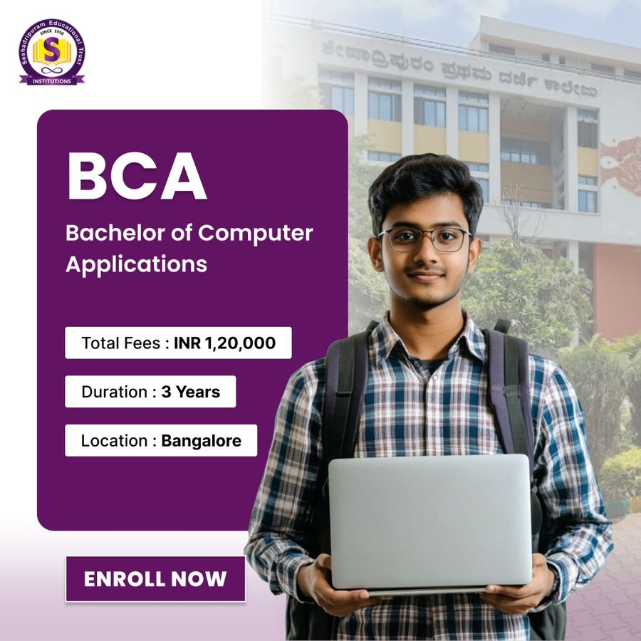 Bachelor of Computer Applications (BCA) at Seshadripuram College, Bengaluru/Bangalore