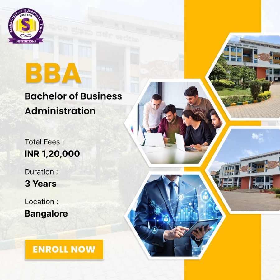 Bachelor of Business Administration (BBA) at Seshadripuram College, Bengaluru/Bangalore