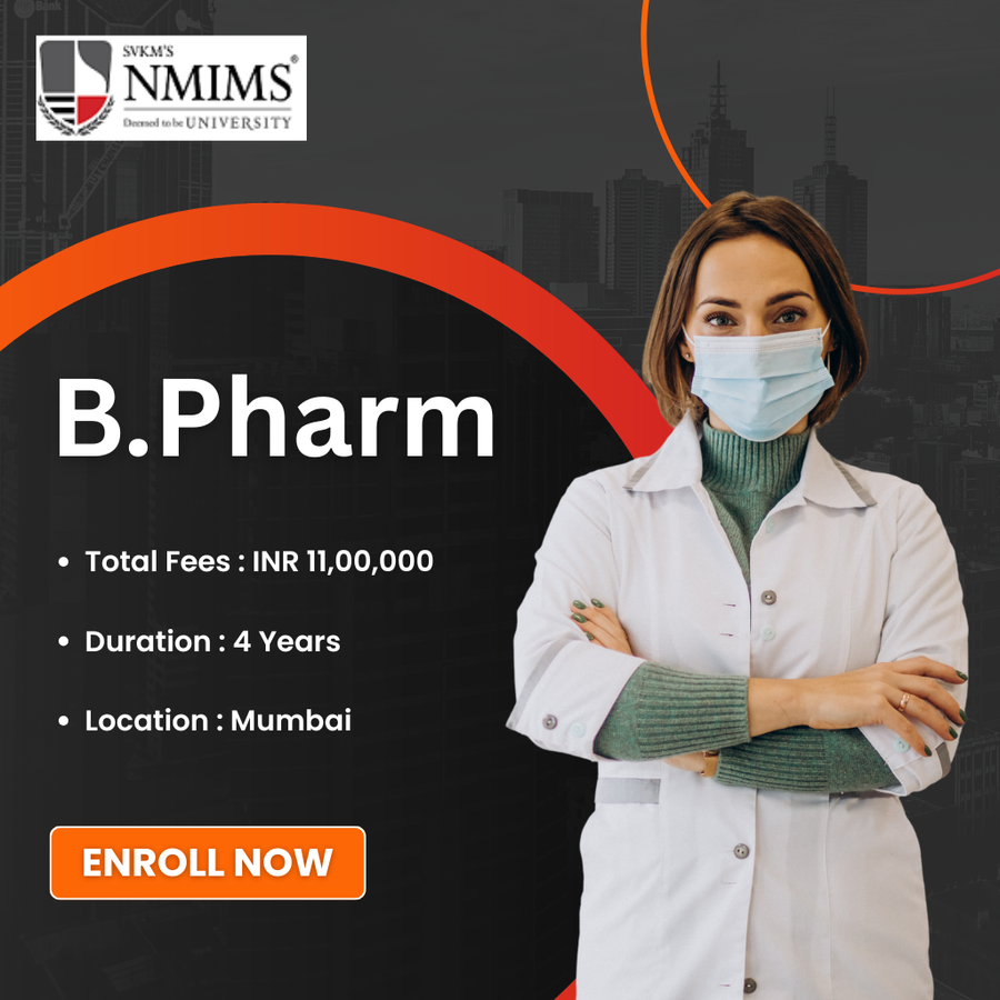 B.Pharm. at Shobhaben Pratapbhai Patel School of Pharmacy & Technology Management , Mumbai (All Areas)