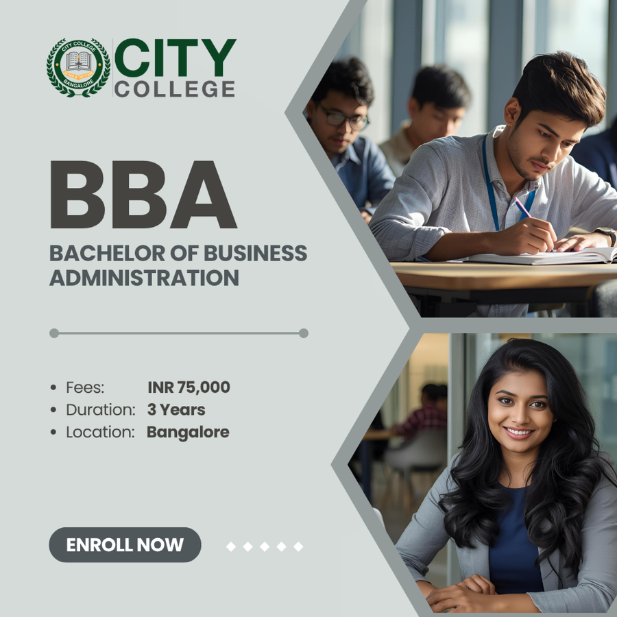 Bachelor of Business Administration (BBA) at City College, Bengaluru/Bangalore